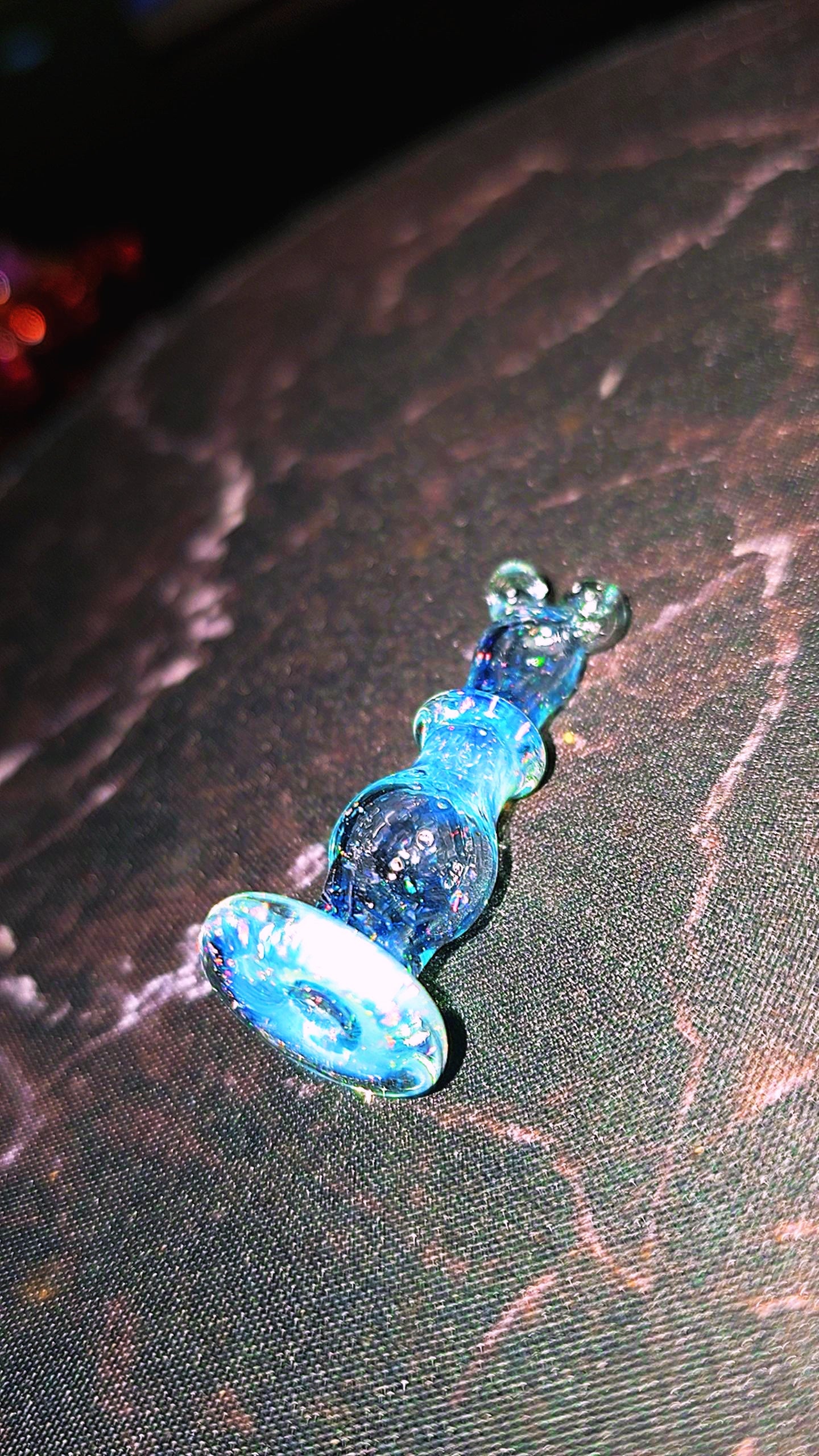 Meta Blue Crushed Opal S2 Spinner Cap