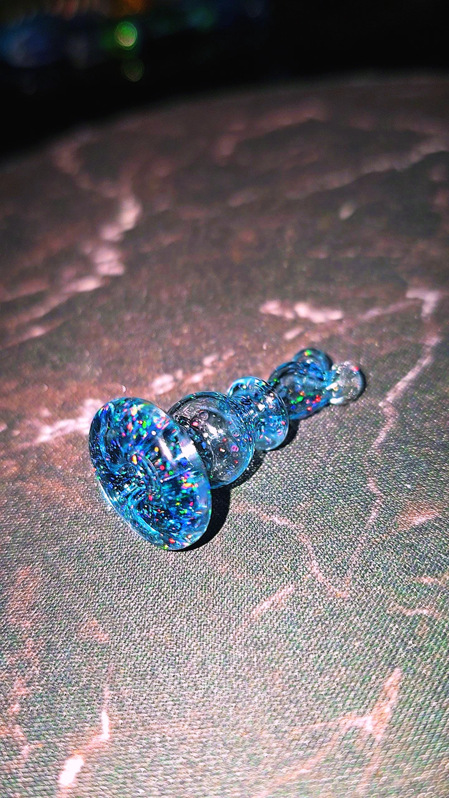 Switch 2 Spinner Cap – Heavy Blue Stardust Crushed Opal
