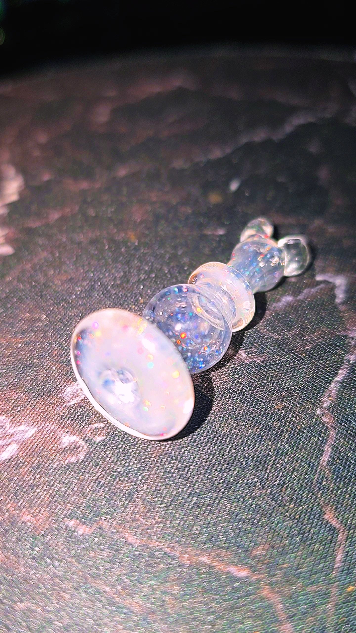 Switch 2 Spinner Cap – Glowstick UV Crushed Opal