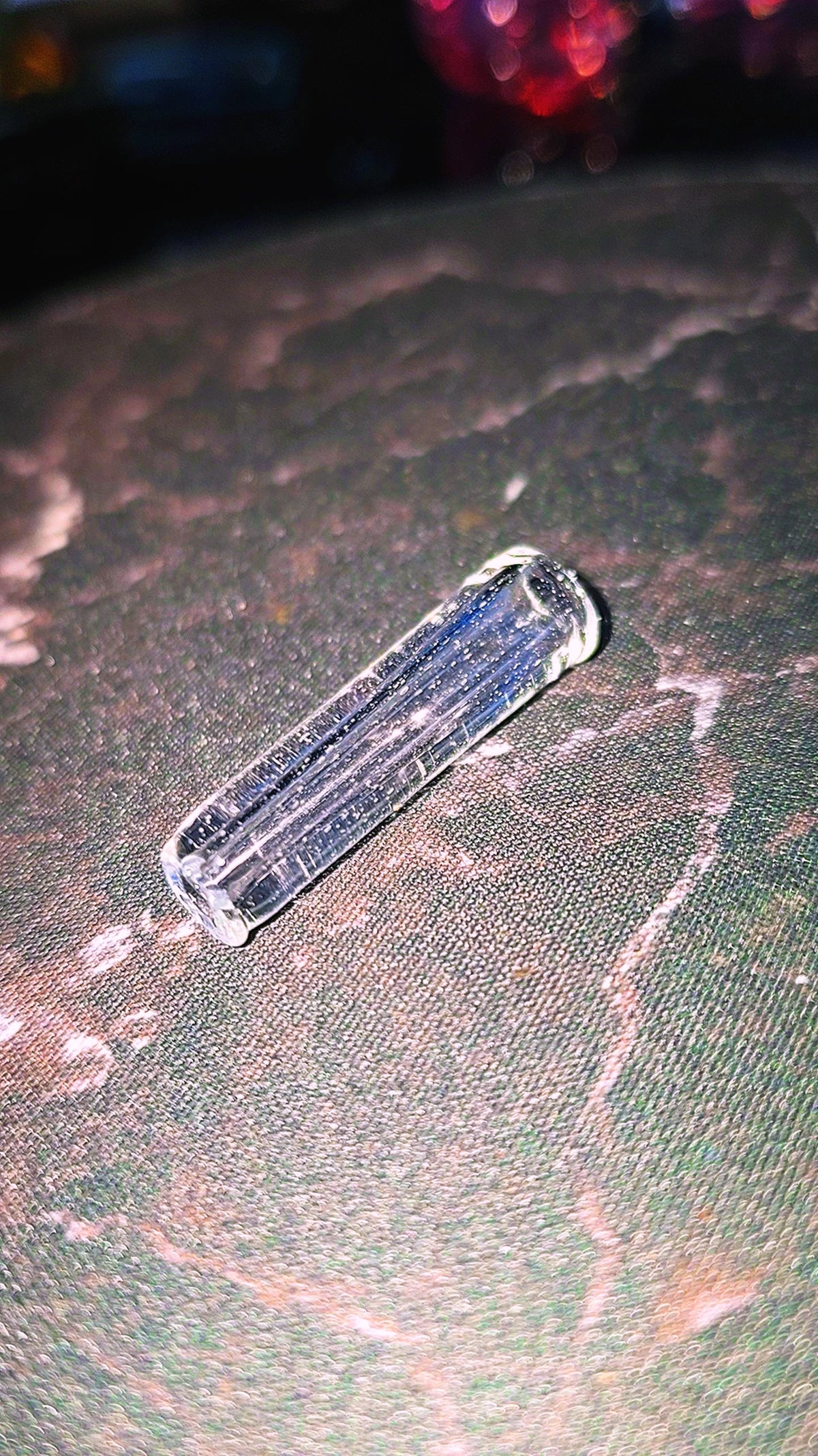 Small Secret White Glass Rolling Tip