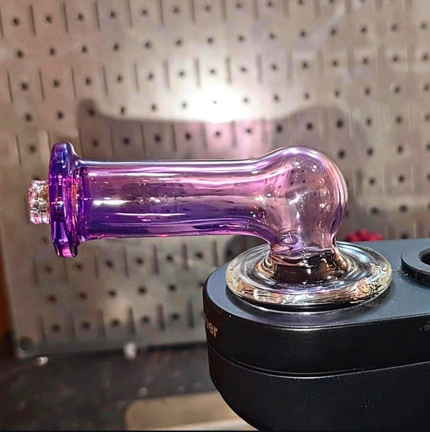 Dry Top Attachment in clear/basic colors(royal jelly in pic) for Dr. Dabber Switch 2 – Premium Glass Upgrade - Coopers Glass