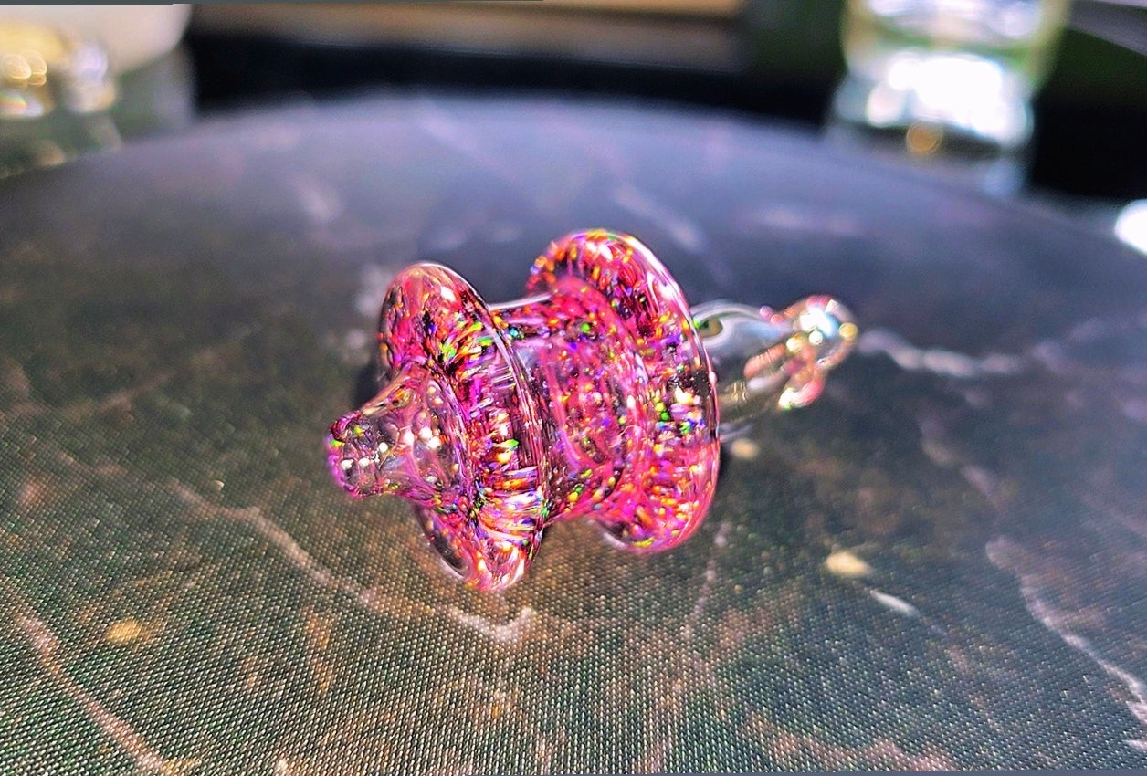 Amethyst Crushed Opal Dual-Function Carb Cap for Dr. Dabber Switch 2