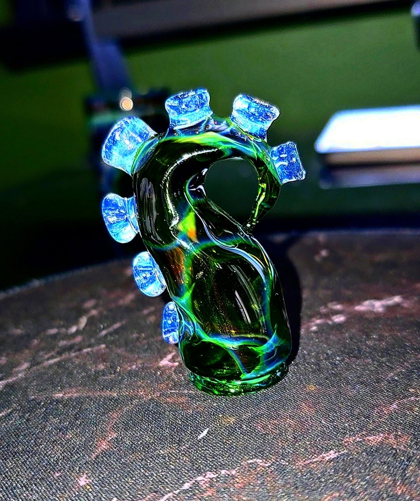 Smokey Electric Xenomorph Tentacle Proxy Mouthpiece – Pearl Spinner