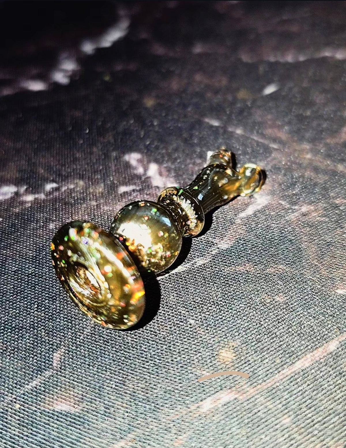 Dr. Dabber GO Spinner Cap – Electrum Crushed Opal
