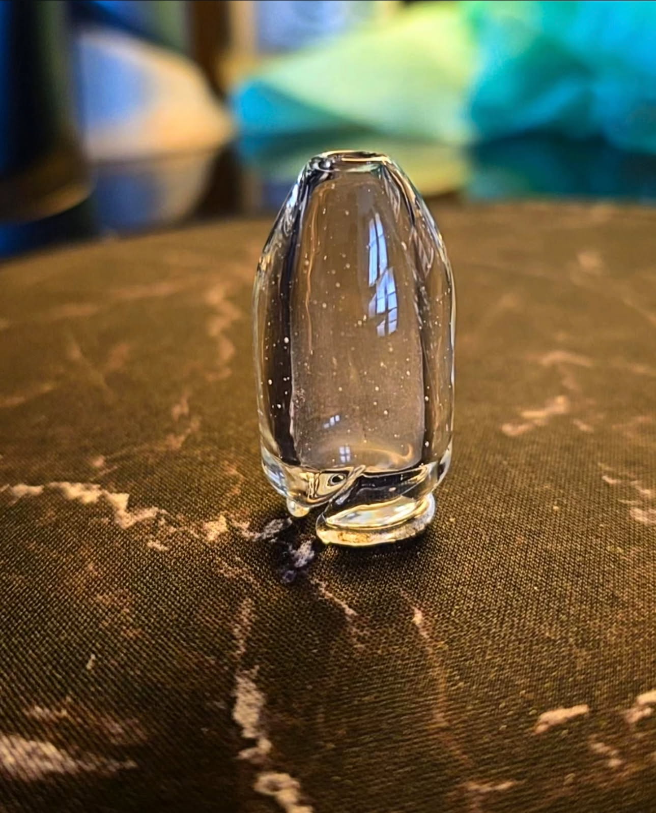 Blue UV Riptip Puffco Pivot RipTip Glass Top