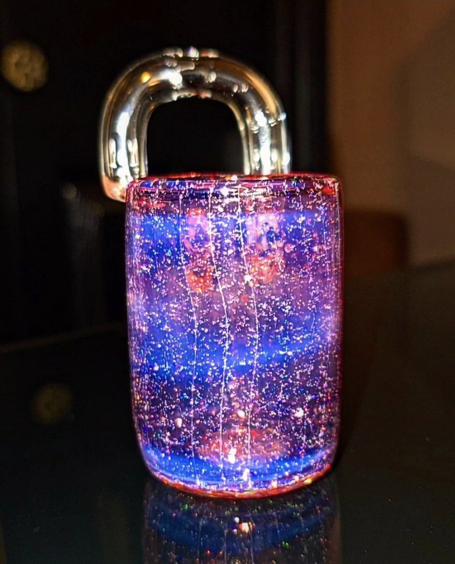 Pheonix Crushed Opal Flat Puffco Proxy Puffer Pendant - Pheonix Crushed Opal Flat Puffco Proxy Puffer P...