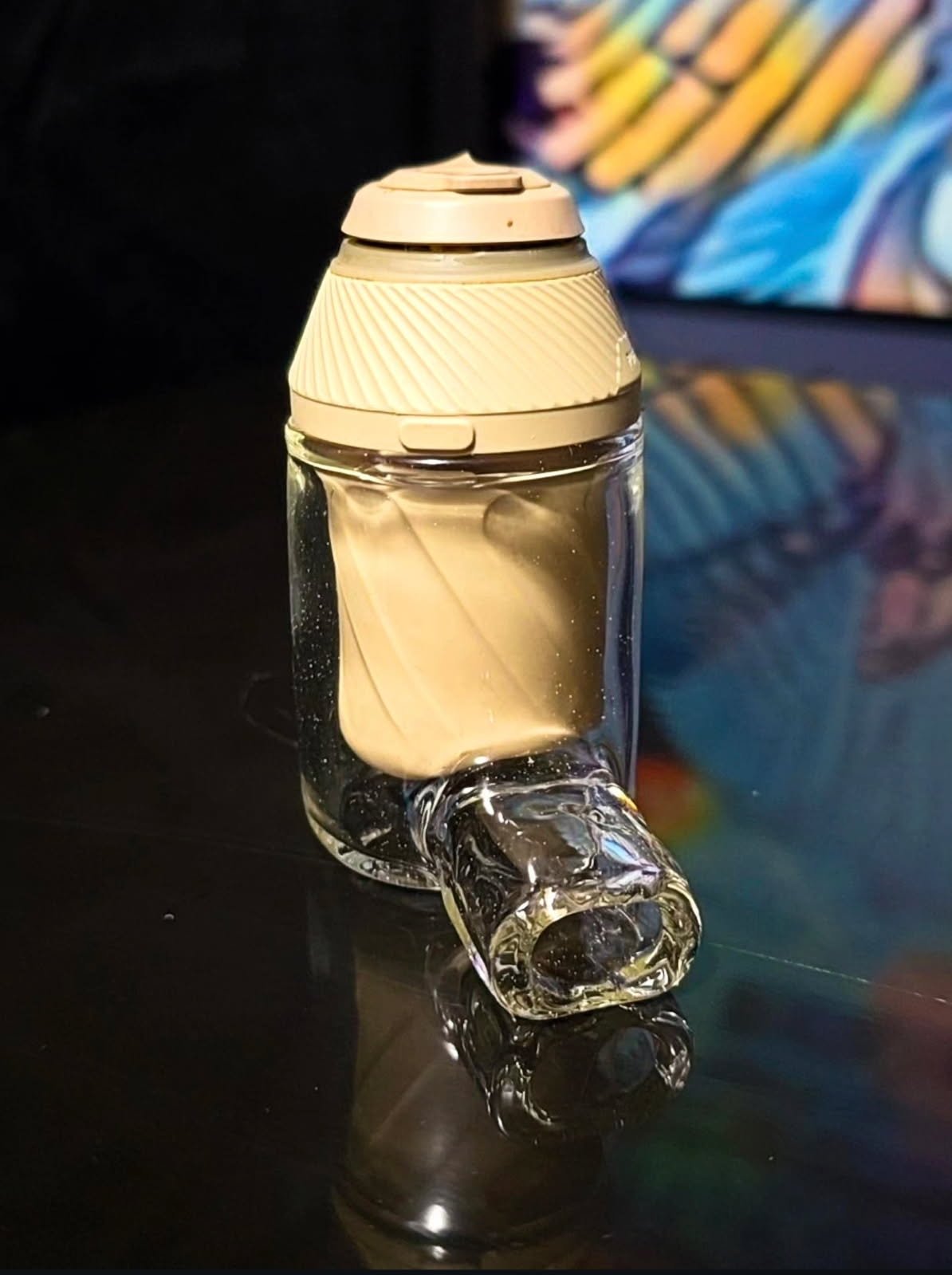 Blue UV Puffco Proxy Inhaler Attachment - Blue UV Puffco Proxy Inhaler Attachment, Durabl...