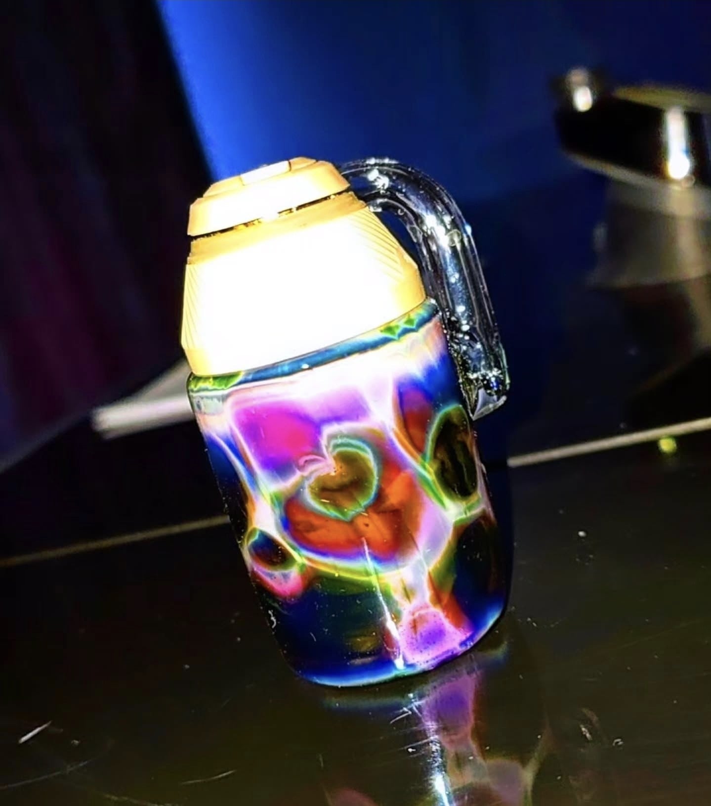 Flat Bottom Neon Electric Puffco Proxy Puffer - Flat Bottom Neon Electric Proxy Puffer Pendant,...