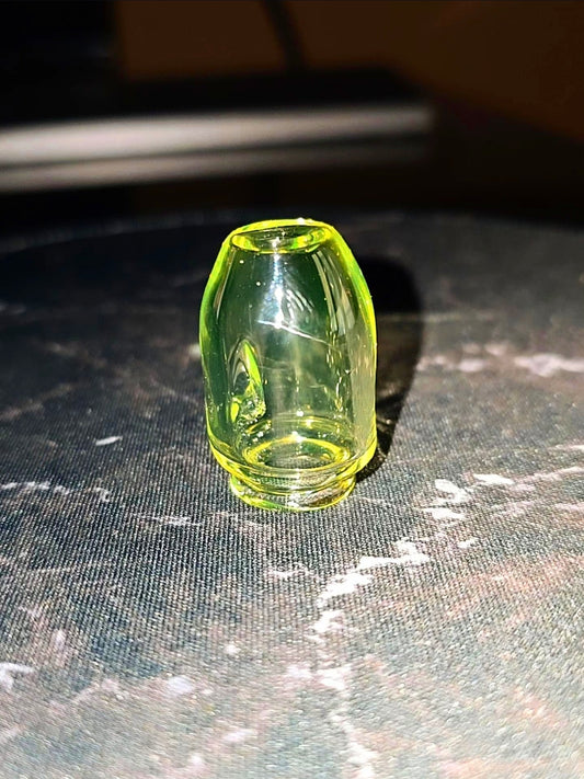 Ion UV Reactive Riptip for Puffco Pivot – Glows Under Blacklight, Spins Pearls - Coopers Glass