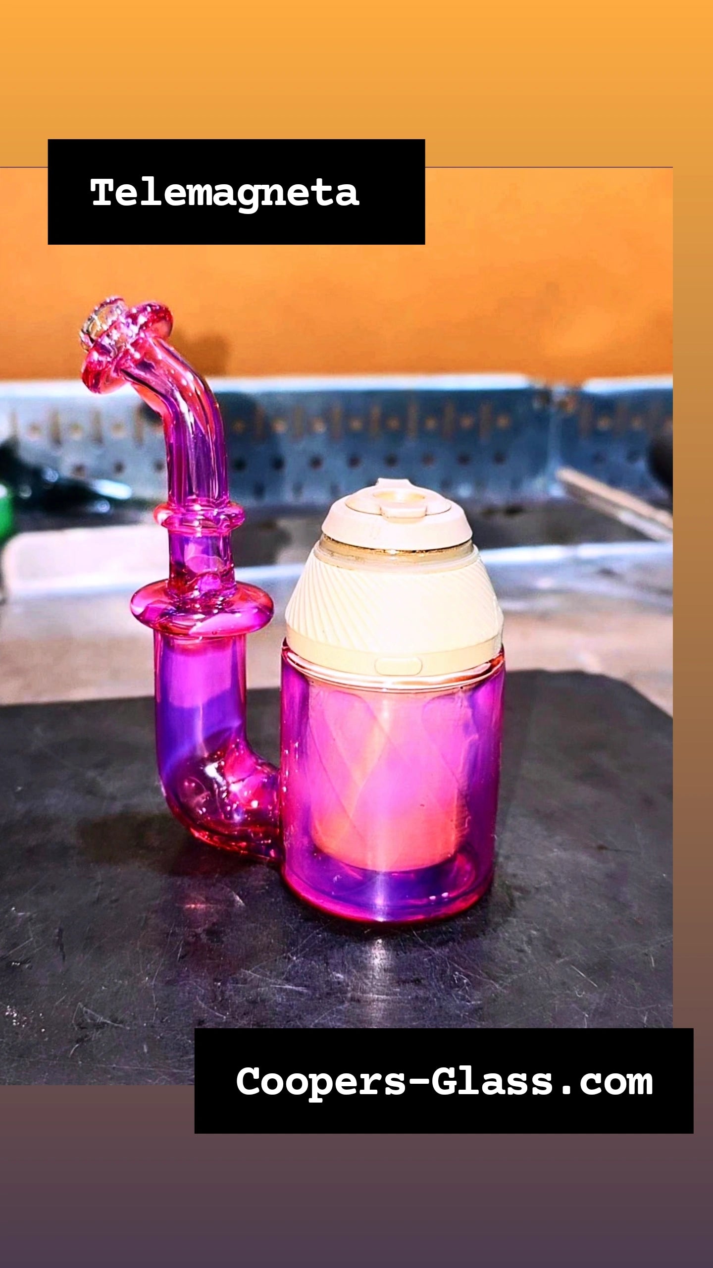Telemagenta Dry Puffco Proxy Pipe – With Custom Color Options | Hand-Blown Borosilicate