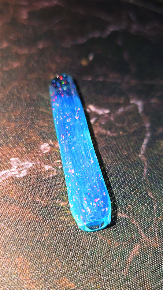 Blue Meta Crushed Opal Rolling Tip