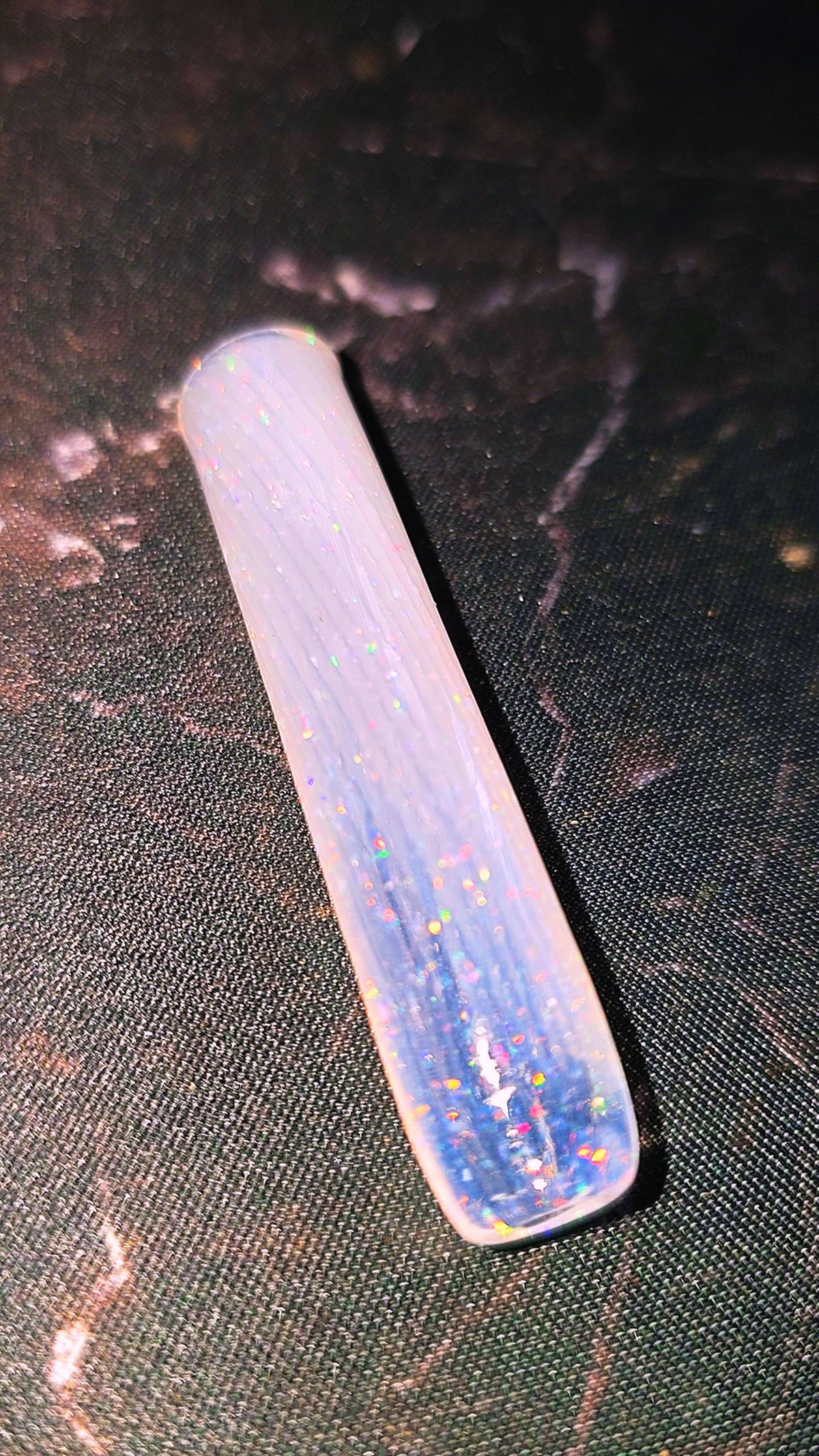 Glowstick UV Crushed Opal Glass Rolling Tip