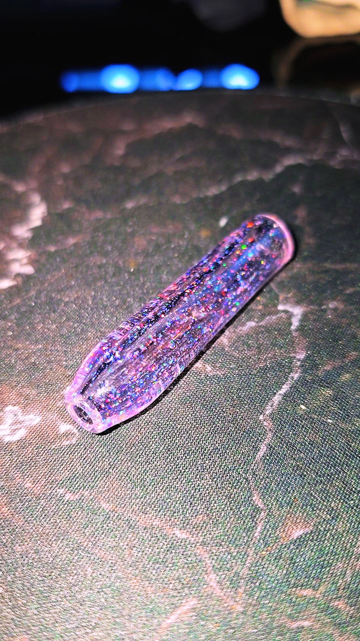 Unicorn Tears Crushed Opal Glass Rolling Tip