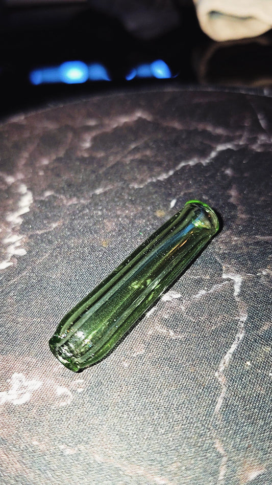 Green Stardust Glass Rolling Tip