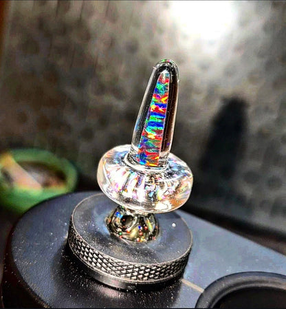 Black Opal Spike Crushed Opal Spinner Cap – Switch 2 - Coopers Glass
