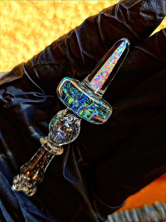 20mm Spike Crushed Opal Spinner – Switch 2 Magnetic Grommet Upgrade