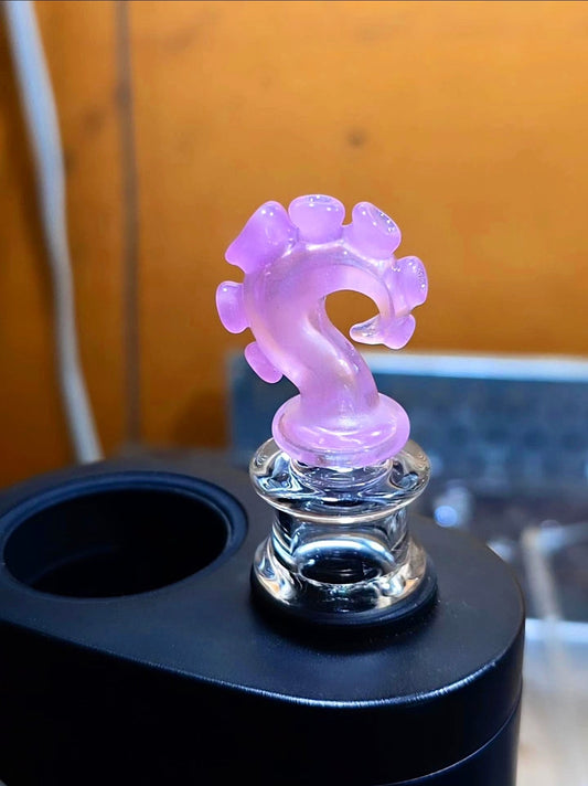 Tentacle Spinner Carb Cap for Dr Dabber Switch 2 – Hand‑Blown, Custom Colours