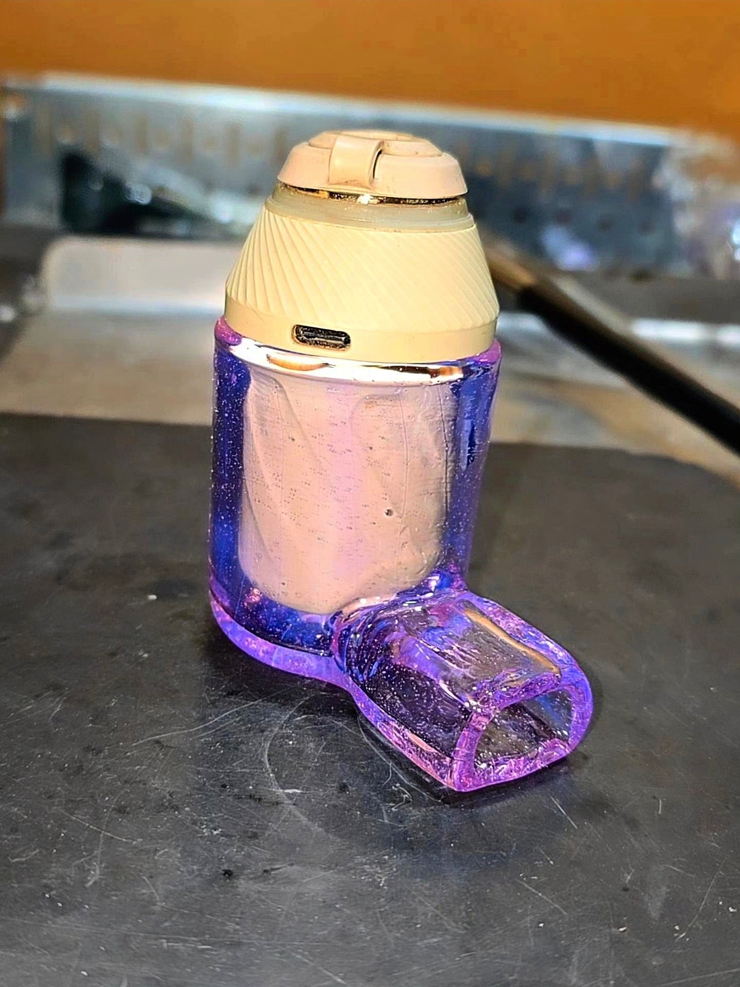 Lilac Puffco Proxy Glass Attachment – Travel-Ready & Durable