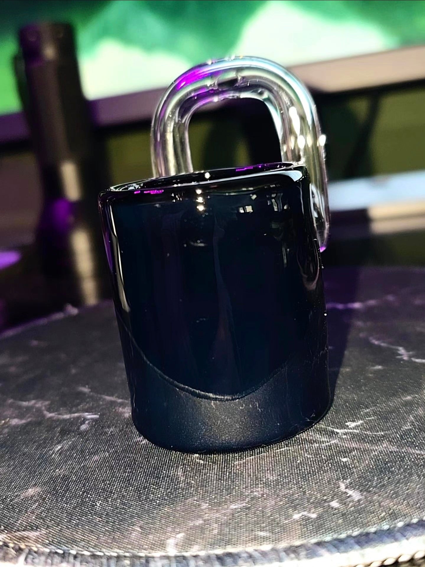 Black — Flat Puffco Proxy Puffer Pendant