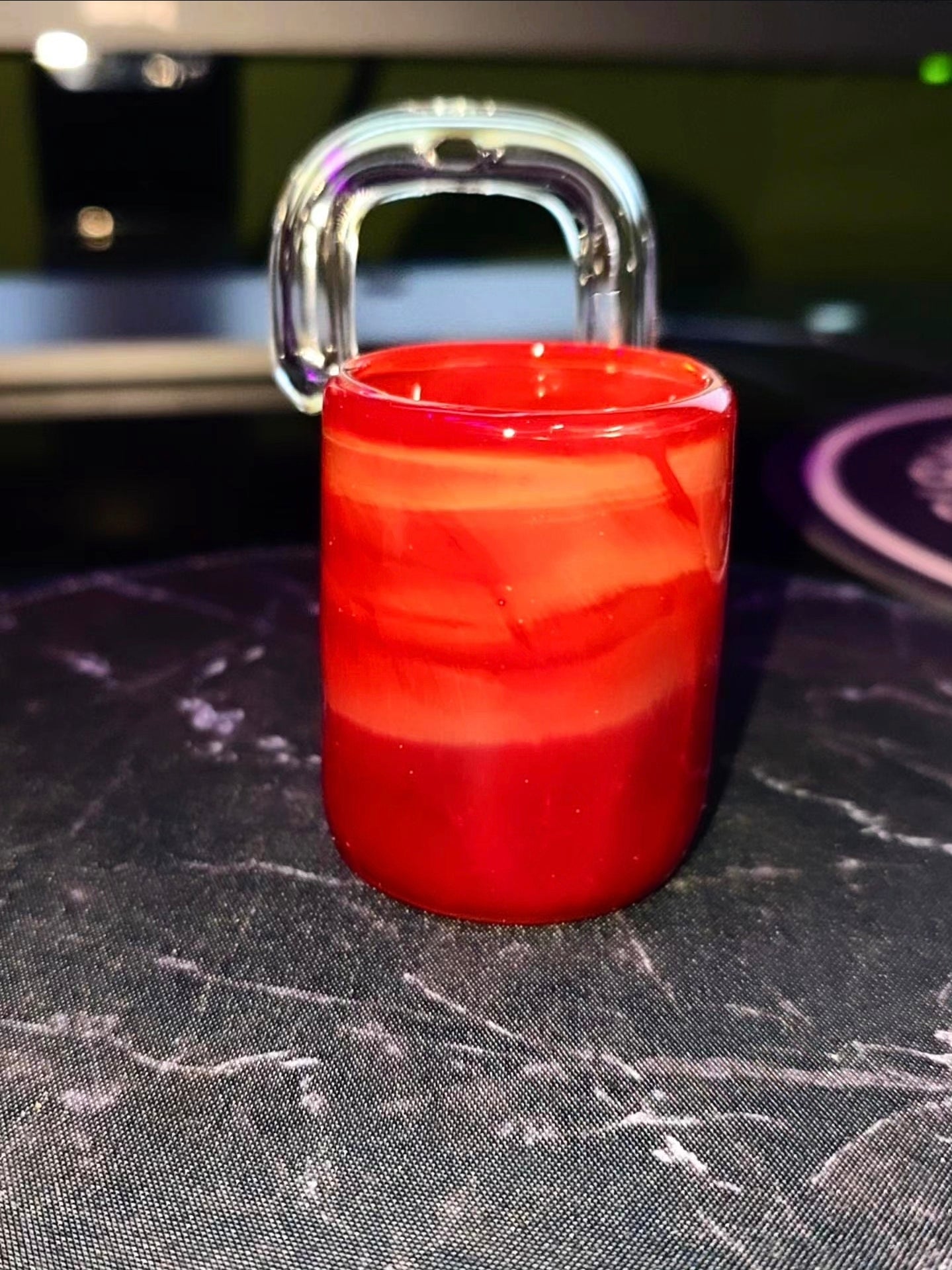 Red (Discounted) — Flat Puffco Proxy Puffer Pendant