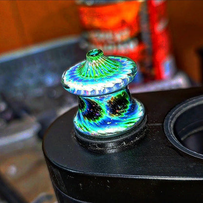 Xenomorph Crushed Opal Dual-Function Spinner Cap for Dr. Dabber Switch 2 – Directional + Spinner Carb Cap