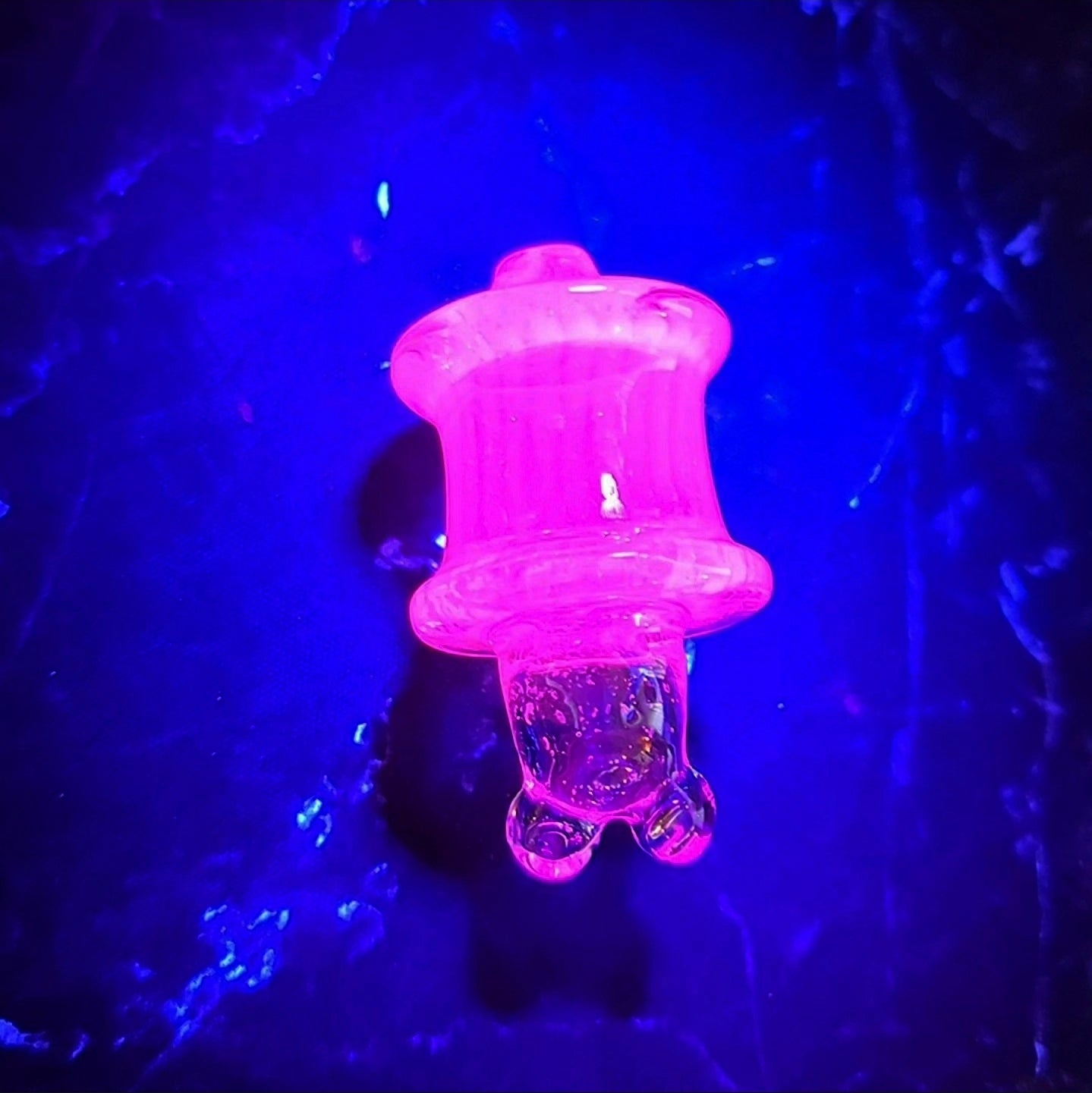 Glowstick UV Crushed Opal Dual-Sided Carb Cap for Dr Dabber Switch 2 – Spinner / Directional