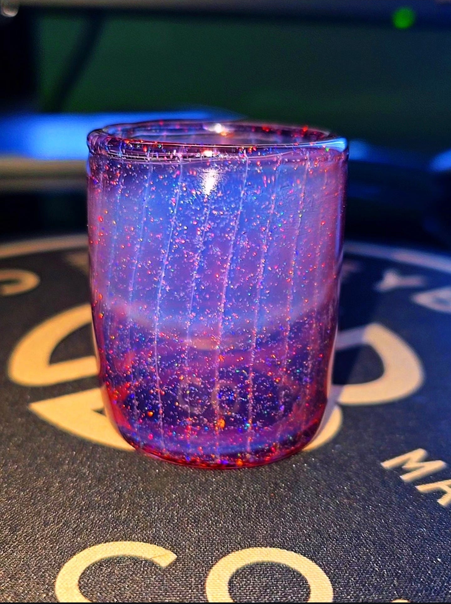 Puffco Proxy Core Glass Base Cup – Phoenix Crushed Opal