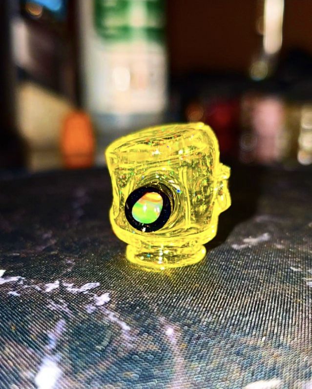 Terps CFL Crushed Opal w/ Opal Chip OG Style Puffco Pivot Glass top
