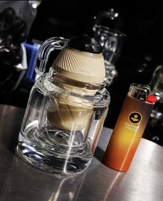 Clear Puffco Proxy Puffer S1 Bubbler Pendant