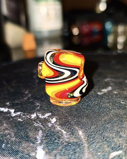 fire/jailhouse Wig Wag OG Style Puffco Pivot Glass top - Fire/jailhouse Wig Wag OG Style Puffco Pivot Gl...