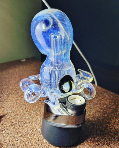 Secret White Kraken – Octopus Tentacle Glass Attachment (Puffco Peak Compatible) - Summon the deep...