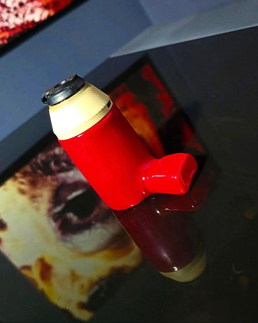 Classic Red Puffco Proxy Inhaler Attachment