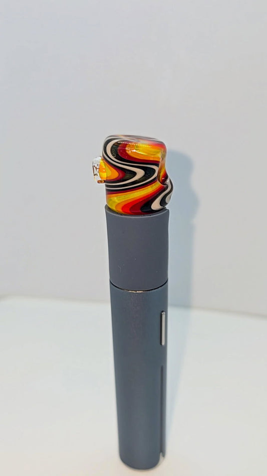 fire/jailhouse Wig Wag OG Style Puffco Pivot Glass top