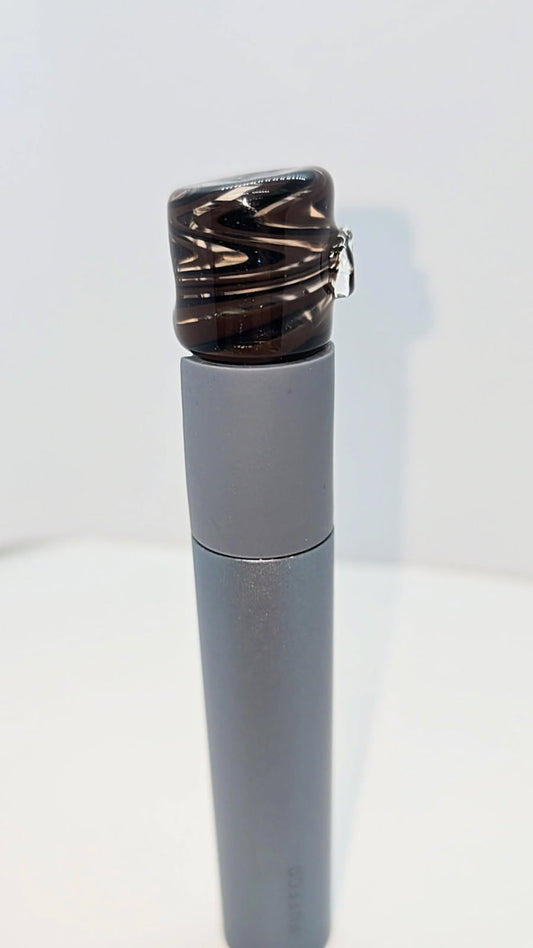 Brown/Black Wig-Wag OG Style Puffco Pivot Glass top
